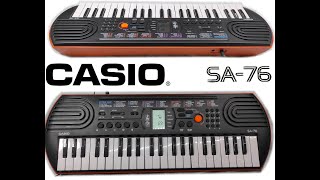 CASIO SA76  DEMO songs [upl. by Eng]