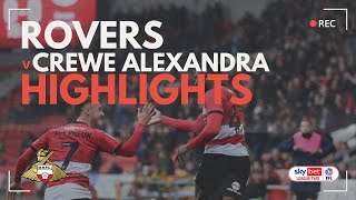 Doncaster Rovers v Crewe Alexandra highlights [upl. by Asina248]