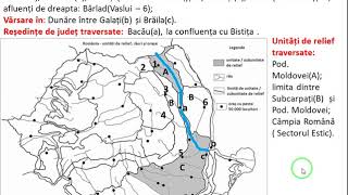 BAC 2024  România  Râuri Apele curgătoare și reședințele de județ traversate20 Argeșul [upl. by Jorge]