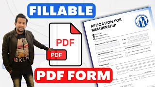 How to Create Fillable PDF Form For Free  How To Create Your Own Fillable PDF Document [upl. by Orgel]