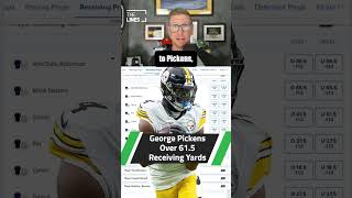 George Pickens Player Props  NFL Week 8 Best Bets Giants vs Steelers  Monday Night Football [upl. by Mcgrath]