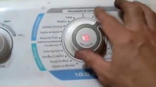 Auto Teste maquina de lavar roupa Electrolux LTR 10 [upl. by Enail]