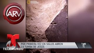 Abren supuesta tumba de Jesús en Jerusalén  Al Rojo Vivo  Telemundo [upl. by Verine]