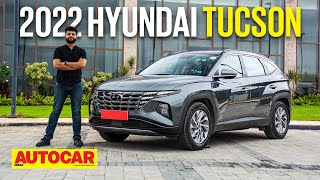 2022 Hyundai Tucson review  Futuristic Flagship  First Drive  Autocar India [upl. by Bradly797]