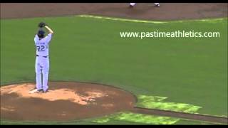 Clayton Kershaw Amazing Pick Off Move Slow Motion  Baseball Pitching Mechanics Lefty MLB Dodgers [upl. by Harriett]