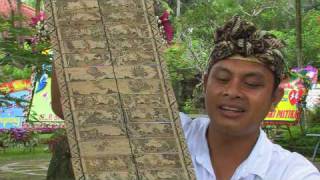 Ancient Bali Handicraft on Dried Palm Leaves  HD [upl. by Machute]