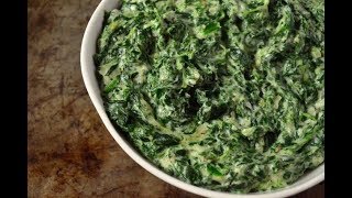 How to Make Creamed Spinach  Steakhouse Style Recipe [upl. by Abbottson]