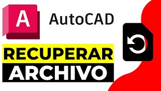 Como Recuperar Archivo Autocad no Guardado recuperar DWG 2024 [upl. by Trebleht]