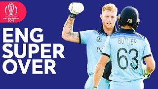 England Super Over  Every Ball  ICC Cricket World Cup 2019 [upl. by Airuam109]