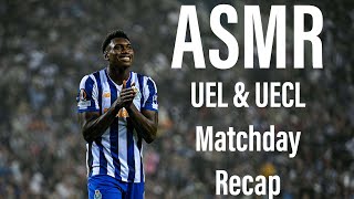 ASMR Europa League and Conference League Matchday Recap [upl. by Frasier]