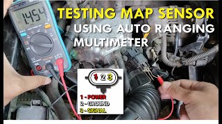 MAP Sensor Testing Using a Multimeter Detailed Version [upl. by Mazur]