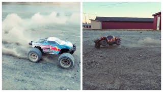 Rival MT10 vs Traxxas Slash Dusty Saturday Bash at Beban [upl. by Neiluj728]