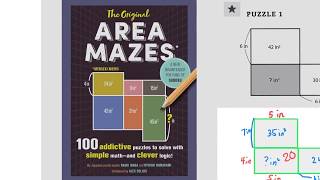 Area Mazes how to solve these mathematical puzzles [upl. by Lewie150]