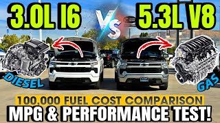 2025 Chevy Silverado 53L Gas VS 30L LZ0 Duramax MPG And Performance Test Did The V8 Get Better [upl. by Denie]