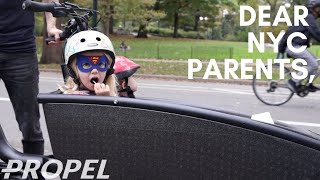 Transporting Kids by eBike in NYC [upl. by Hinch]