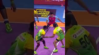 Arjuns touch and run raid  Jaipur Pink Panthers jaipurpinkpanthers pkl10 shorts kabaddi [upl. by Recnal]