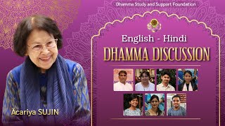 HindiEnglish Dhamma discussion Tue 29th October 2024 [upl. by Gosser584]