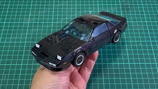 Transformers Collaborative Knight Rider x Transformers Autobot Agent Knight Alt mode to Robot mode [upl. by Avirt]