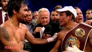 Nice moment between pacquiao amp marquez after fight 4 [upl. by Faustine]