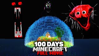 Surviving 100 Days of Minecrafts Most Disturbing Mods FULL MOVIE [upl. by Menashem]