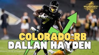 Live Interview Colorado RB Dallan Hayden Talks First TD As A Buff And Shows Off Football IQ [upl. by Macleod739]