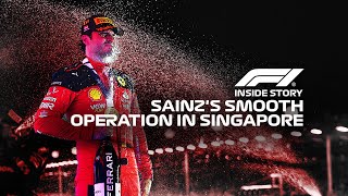 INSIDE STORY Carlos Sainzs Smooth Operation  2023 Singapore Grand Prix  Lenovo [upl. by Nnairahs408]