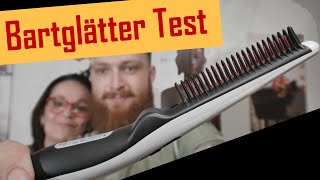 Der neue Quick Beard Straightener Bartglätter Kamm Was kann der [upl. by Blankenship]