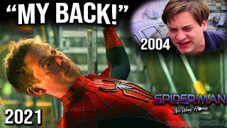 All SpiderMan No Way Home References to Previous Movies 4K Scenes [upl. by Garnes]