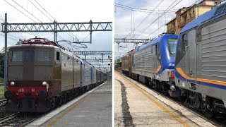 INVIO STORICO E MOLTI ALTRI TRENI A PORTOGRUAROCAORLE [upl. by Aynod]