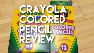 Crayola Colored Pencil Review by Fan Request [upl. by Bart]