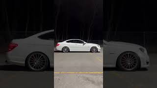 Straight Pipe C63 AMG Pullsexternal audio [upl. by Joliet66]