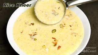 Rice Kheer Easy Payasam Recipe Instant Kheer Recipe [upl. by Melak360]