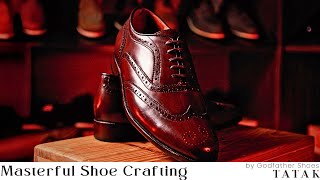 Process of Making Marikina Leather Shoes in the Philippines  ASMR Leather Work [upl. by Wager]