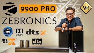 Zebronics 9900 Pro Dolby Atmos Soundbar  524 Home Theatre  Zebronics 9900 Soundbar [upl. by Enahpad]