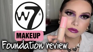 w7 Its Glow Time Radiant Foundation REVIEW  TUTORIAL  roxilovesmakeup [upl. by Aneehsat]