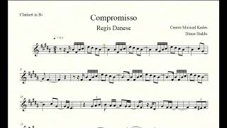 Partitura COMPROMISSO  Regis Danese  Clarinete [upl. by Ardena626]