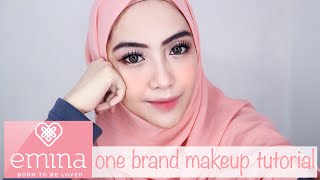 EMINA ONE BRAND TUTORIAL  Shafira Eden [upl. by Kos]