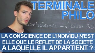 Conscience individu et société  Philosophie  Terminale  Les Bons Profs [upl. by Elleirb471]