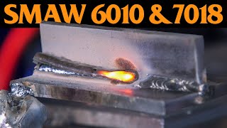 STICK WELDING for Beginners  SMAW 6010 amp 7018 [upl. by Heintz108]