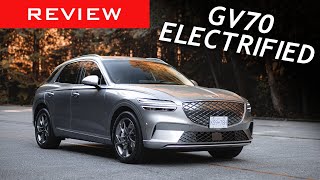 2023 Genesis GV70 Electrified Review  Is this the EV of the Year [upl. by Arno970]