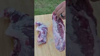 Iberico Pork Hanger Steak shorts wagyu [upl. by Atiken]