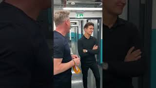 Gordon Ramsay y Lando Norris noticiasf1 carrerasf1 f1noticias formula1 [upl. by Ecital]