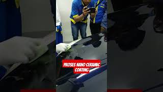 Proses Nano Ceramic Coatingpolishing salonmobil detailingpolesmobil [upl. by Kakalina466]