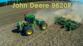 John Deeres Biggest Tractor 9620R Working Ground [upl. by Zil]