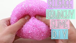 How to Make Slushee Slime  CRUNCHY SLIME DIY [upl. by Hammock]