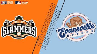 Evansville Otters vs Joliet Slammers 82423 AudioCast [upl. by Atinod225]