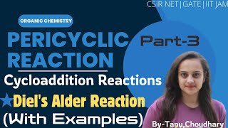 cycloaddition reactionsDiels alder reaction with examplesstereochemistry amp MO diagram [upl. by Avruch]