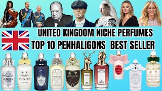 Top 10 Best Penhaligon perfumes  UK NICHE PERFUMES  luxury perfumes  penhaligons  top [upl. by Giulio750]