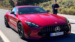 NEW 2024 AMG GT 63  BRUTAL Mercedes Drive Review Interior Exterior [upl. by Volnak]