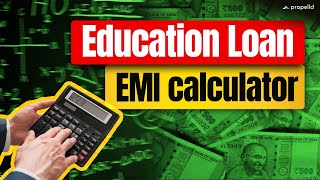 Calculate Education Loan EMI in 5 Minutes [upl. by Nerac]